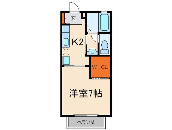 バリュ－ジュ芦屋川の物件間取画像